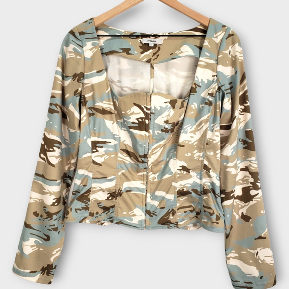 Revolve Miaou Devon Corset Long Sleeve Blouse - Picture 5 of 13